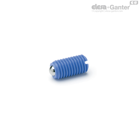 GN 615.2 Plastic-Spring plungers | Elesa+Ganter
